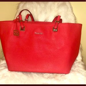 Coral Calvin Klein Bag